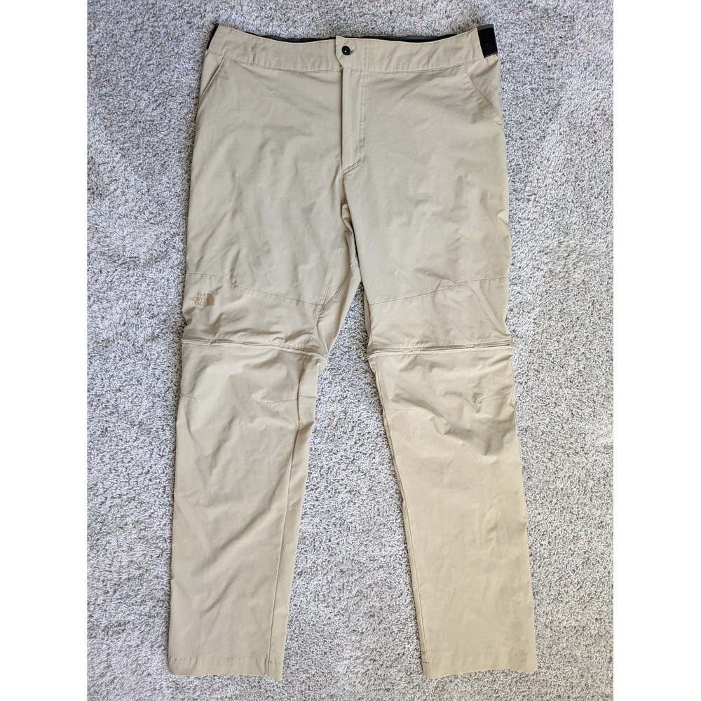 The‎ North Face Convertible Pants Shorts Mens 40x32 Tan Khaki Outdoors Hiking
